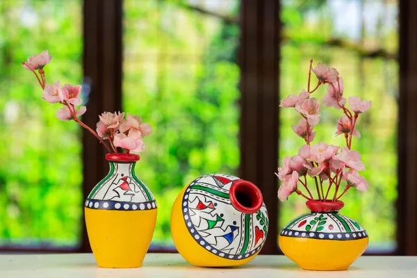 Terracotta_Warli_Printed_Vase