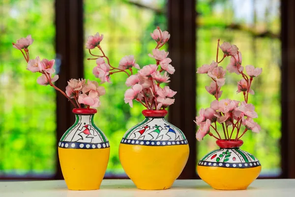 Terracotta_Warli_Printed_Vase