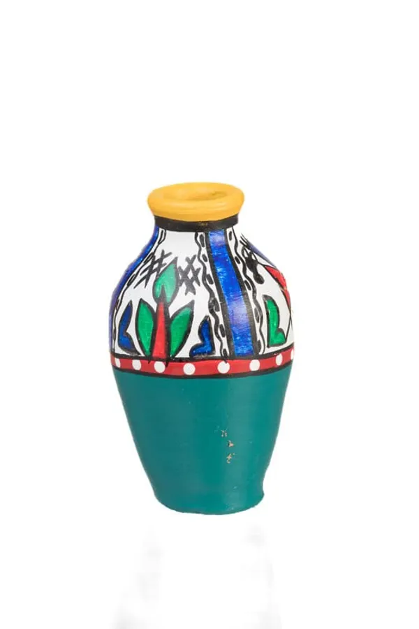 Wheel_Thrown_Terracotta_Warli_Printed_Vase