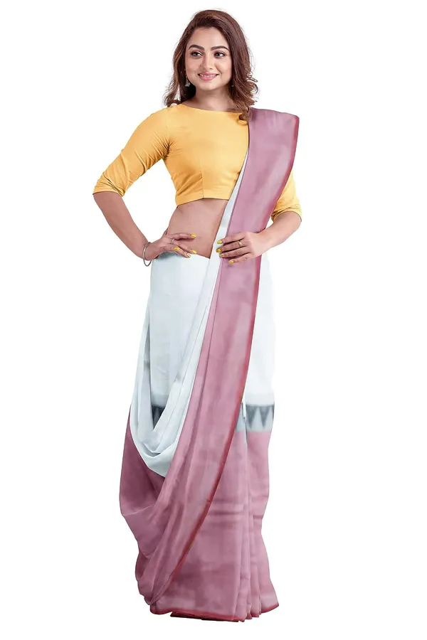 Women_S_Handloom_Pure_Linen_Saree_With_Blouse_Piece