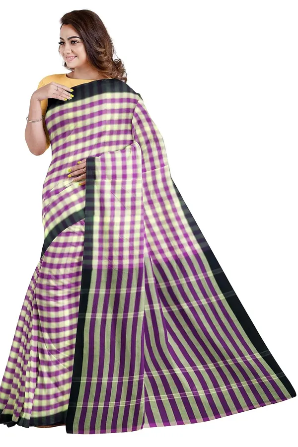 Women_S_Linen_Handloom_Saree_With_Blouse_Piece