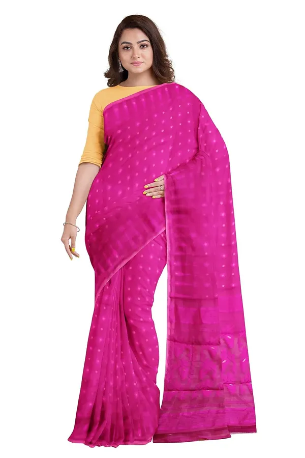 Women_S_Cotton_Dhakai_Jamdani_Saree