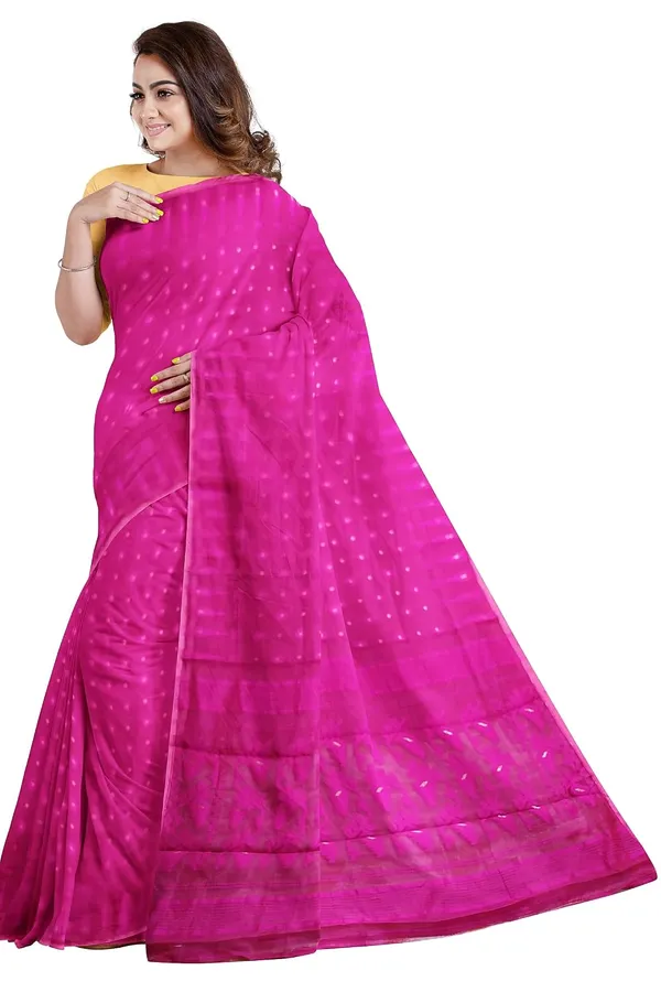 Women_S_Cotton_Dhakai_Jamdani_Saree