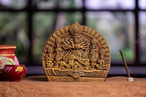 Terracotta_Goddess_Durga_Idol_With_Family