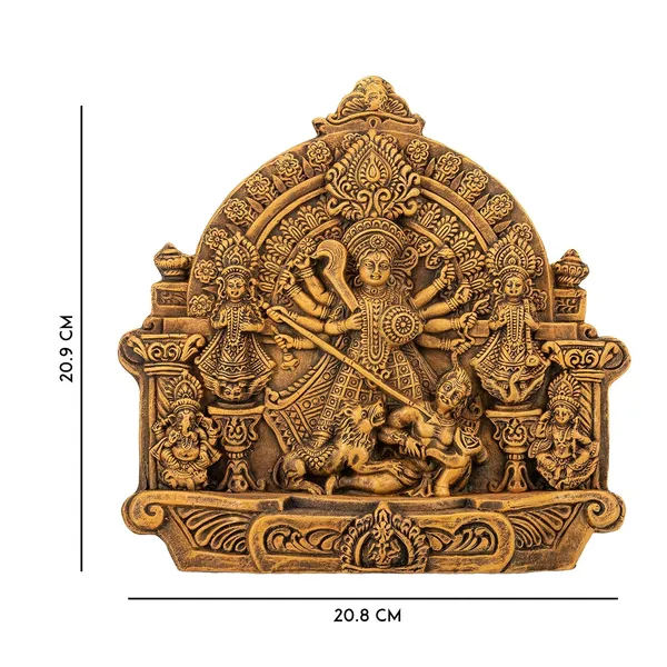 Terracotta_Goddess_Durga_Idol_With_Family