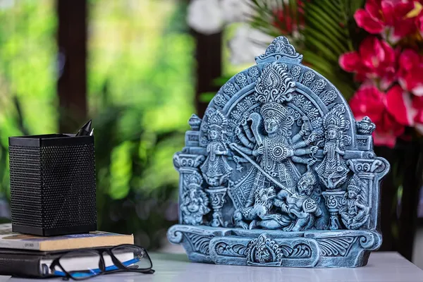 Terracotta_Goddess_Durga_Idol_With_Family
