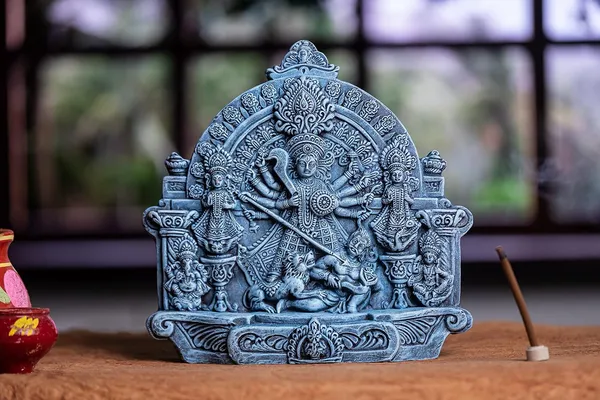 Terracotta_Goddess_Durga_Idol_With_Family