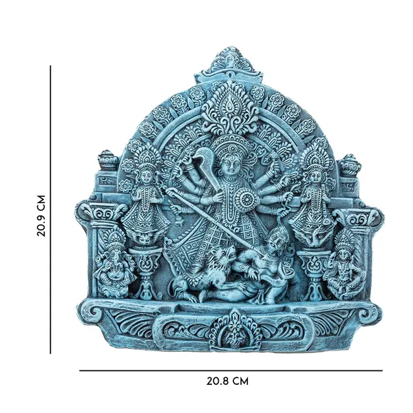 Terracotta_Goddess_Durga_Idol_With_Family
