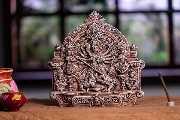 Terracotta_Goddess_Durga_Idol_With_Family