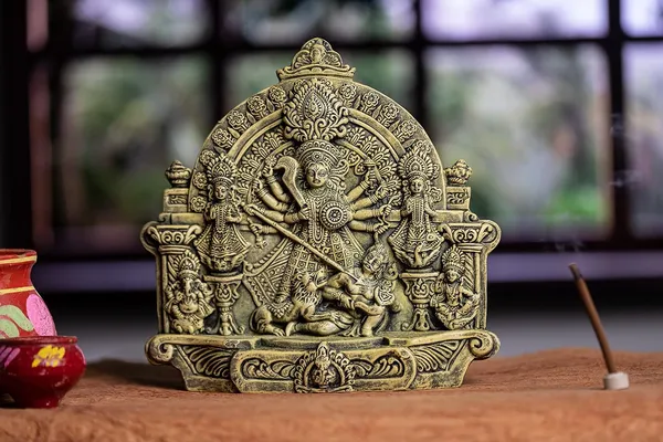 Terracotta_Goddess_Durga_Idol_With_Family