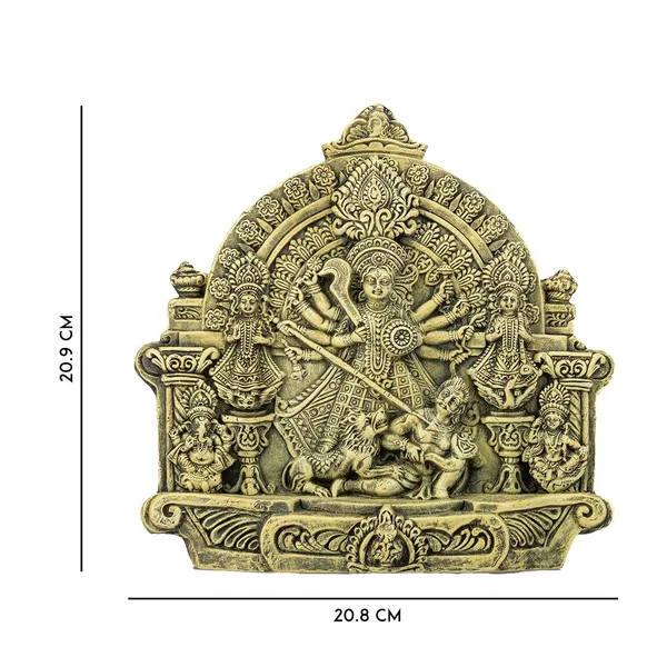 Terracotta_Goddess_Durga_Idol_With_Family