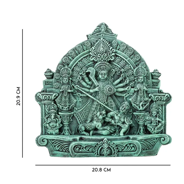 Terracotta_Goddess_Durga_Idol_With_Family