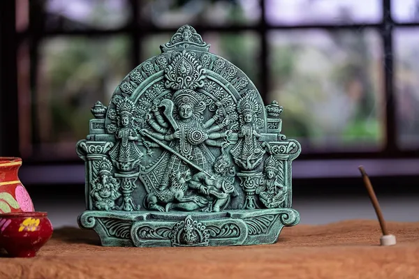 Terracotta_Goddess_Durga_Idol_With_Family