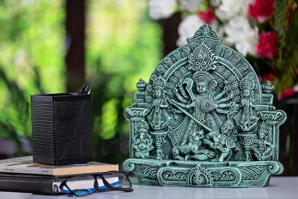 Terracotta_Goddess_Durga_Idol_With_Family