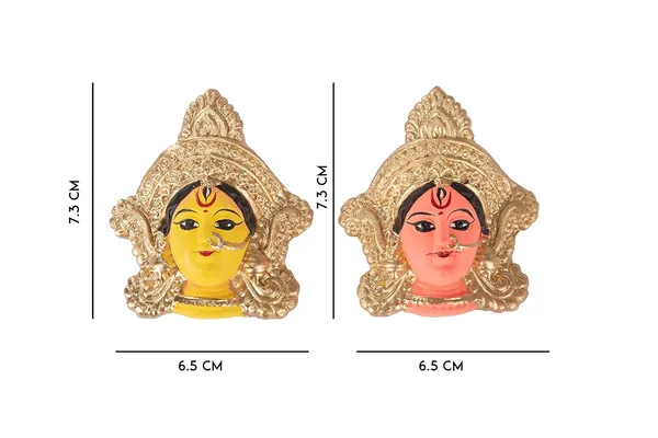 Terracotta_Hanging_Goddess_Durga_Face_For_Car_Decor