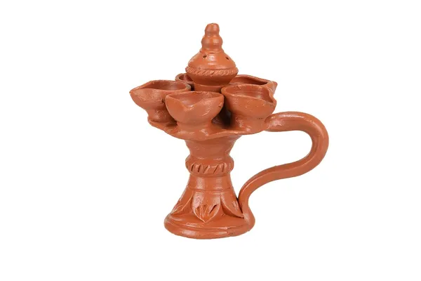 Terracotta_Diya_Stand_With_Incense_Holder