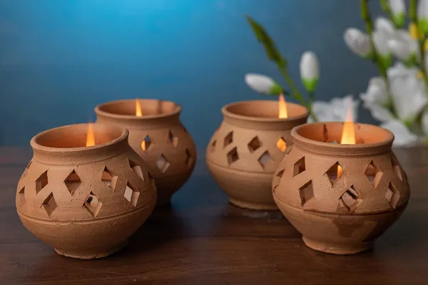Terracotta_Wax_Diya