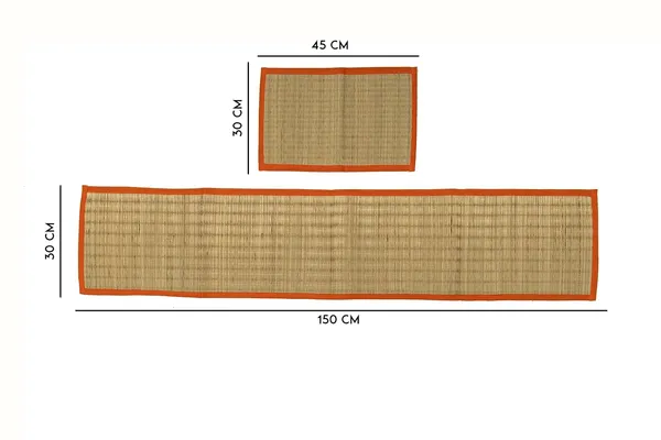River_Grass_Dining_Table_Place_Mat_With_Runner