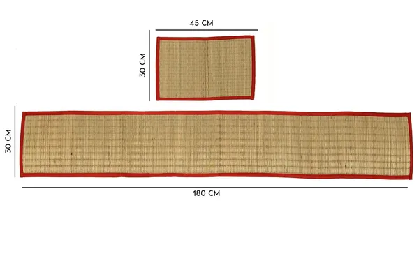 River_Grass_Dining_Table_Place_Mats_With_Runner