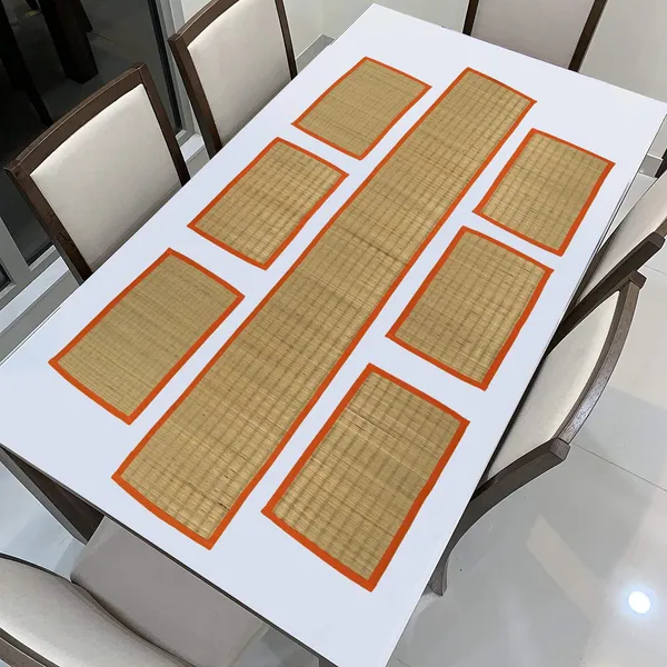 River_Grass_Dining_Table_Place_Mats_With_Runner