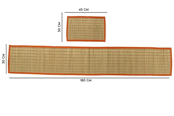 River_Grass_Dining_Table_Place_Mats_With_Runner