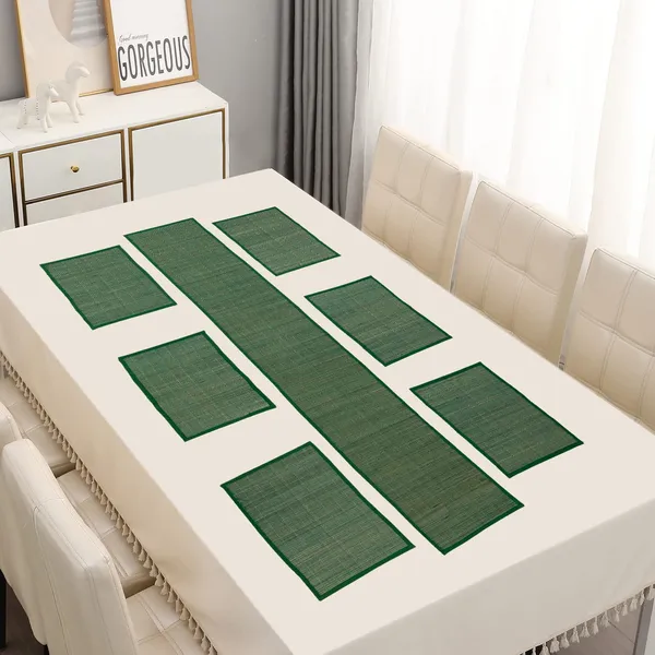 River_Grass_Dining_Table_Place_Mat_With_Runner