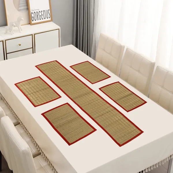 River_Grass_Dining_Table_Place_Mat_With_Runner