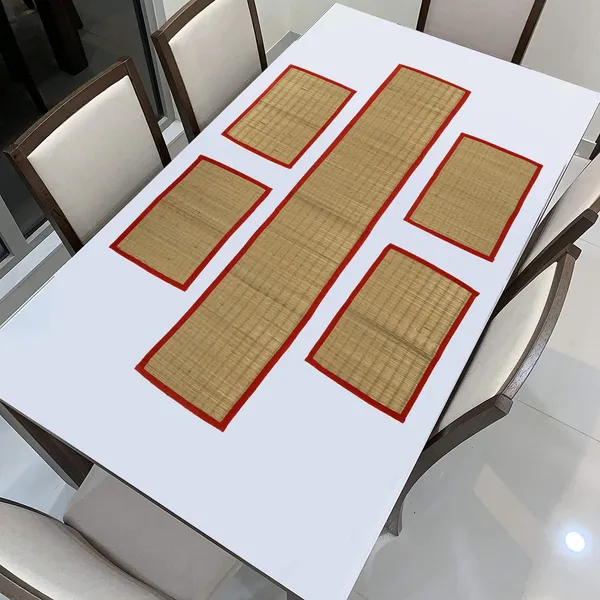 River_Grass_Dining_Table_Place_Mat_With_Runner