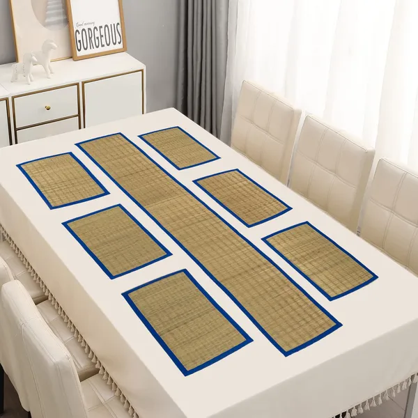 River_Grass_Dining_Table_Place_Mat_With_Runner