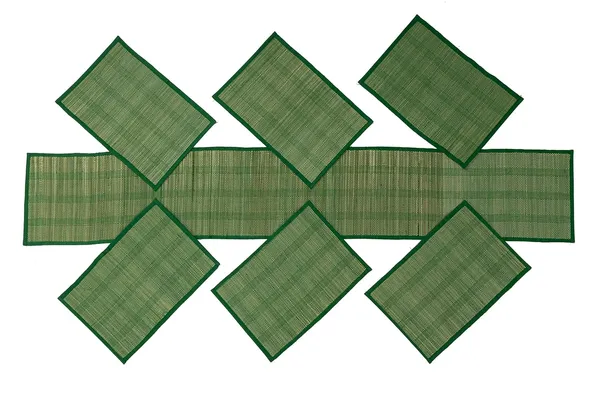 Handwoven_River_Grass_Dining_Table_Place_Mats_With_Runner