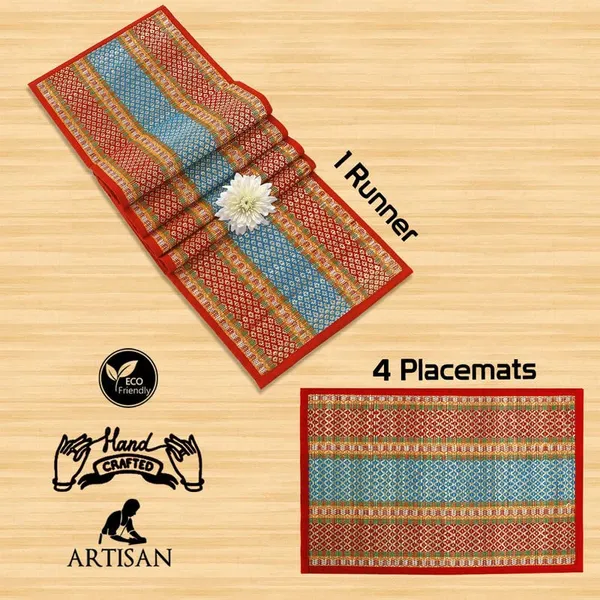 River_Grass_Dining_Table_Place_Mat_With_Runner