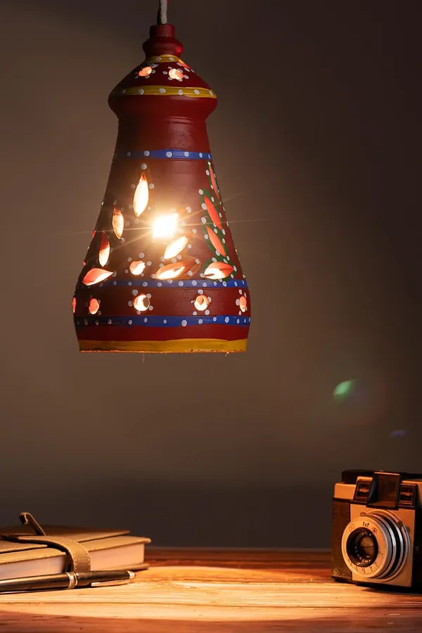 Terracotta_Clay_Oval_Pendant_Light_Shade