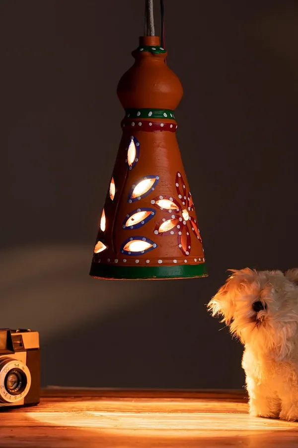 Terracotta_Bell_Pendant_Lamp_Shade