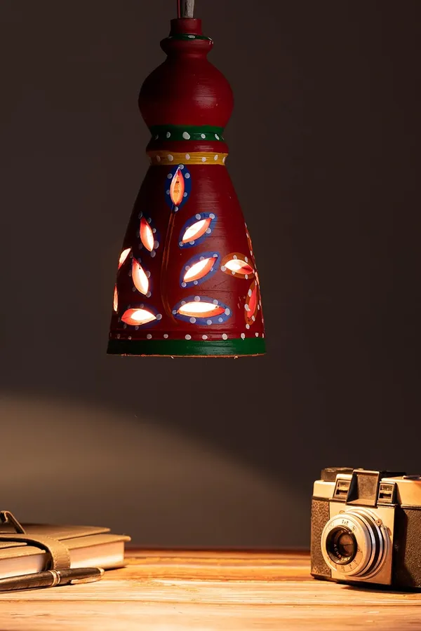 Terracotta_Bell_Pendant_Light_Shade