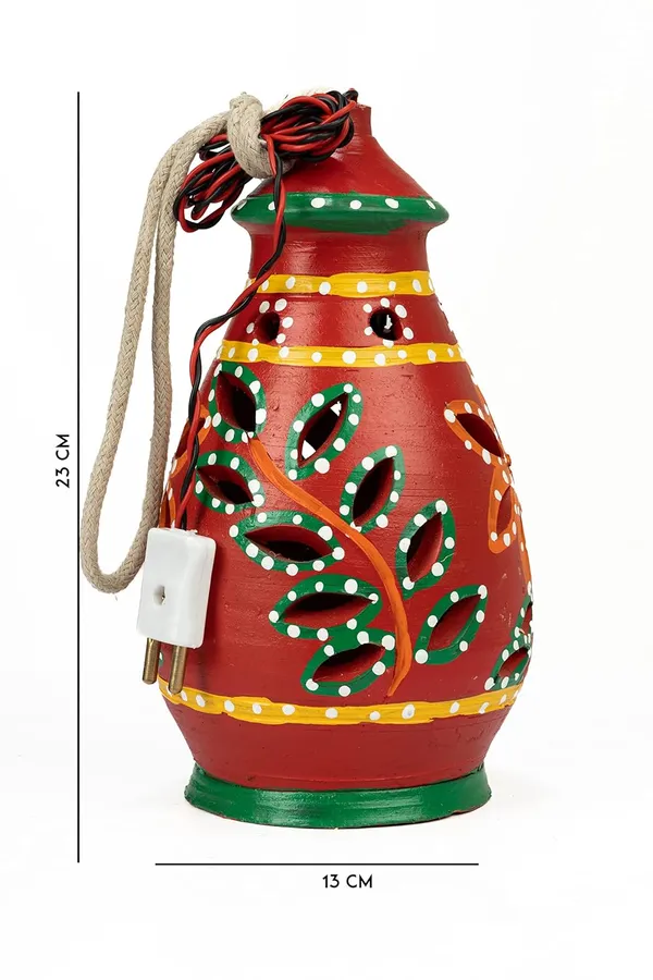 Terracotta_Clay_Oval_Pendant_Light_Shade