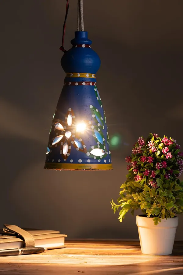 Terracotta_Clay_Bell_Pendant_Light_Shade