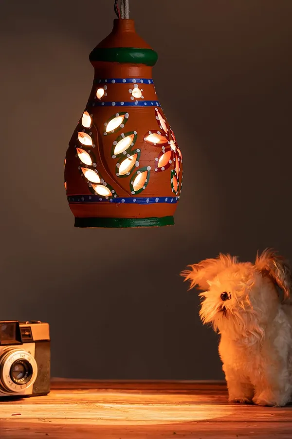Terracotta_Clay_Oval_Pendant_Light_Shade