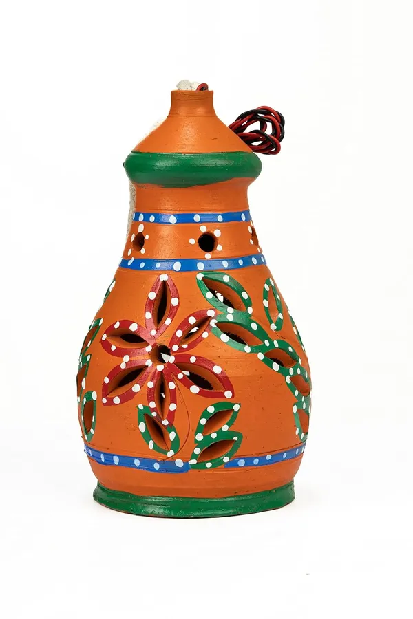 Terracotta_Clay_Oval_Pendant_Light_Shade