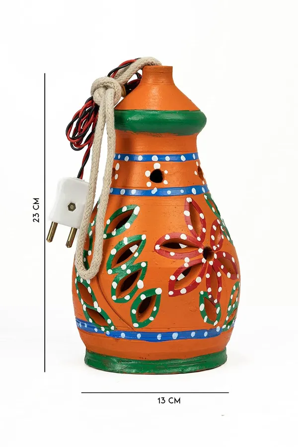 Terracotta_Clay_Oval_Pendant_Light_Shade