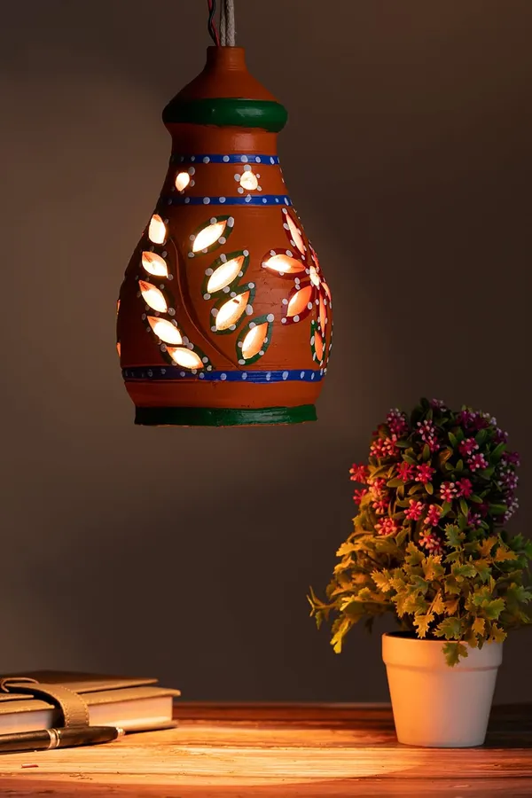 Terracotta_Clay_Oval_Pendant_Light_Shade