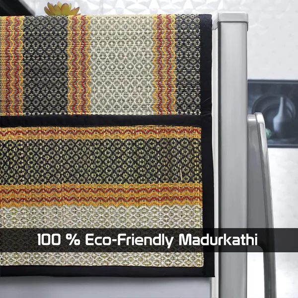 Madurkathi_Refrigerator_Top_Cover_With_Pockets