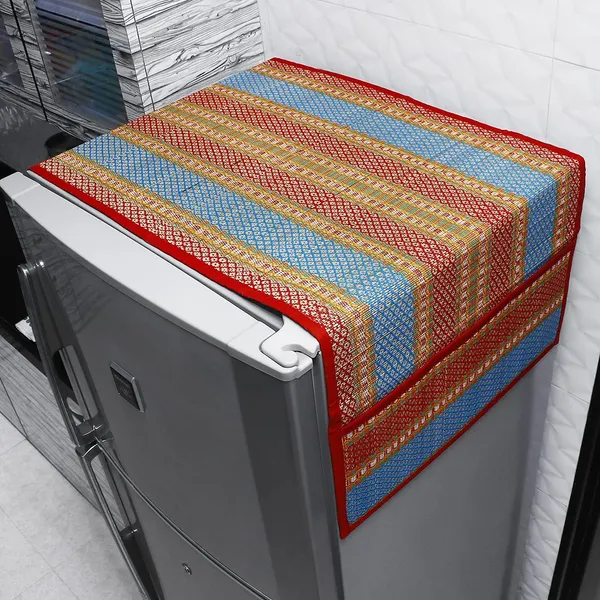 Madurkathi_Refrigerator_Top_Cover_With_Pockets
