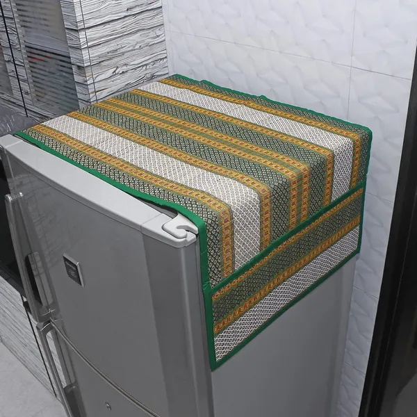 Madurkathi_Refrigerator_Top_Cover_With_Pockets