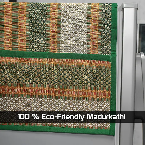 Madurkathi_Refrigerator_Top_Cover_With_Pockets