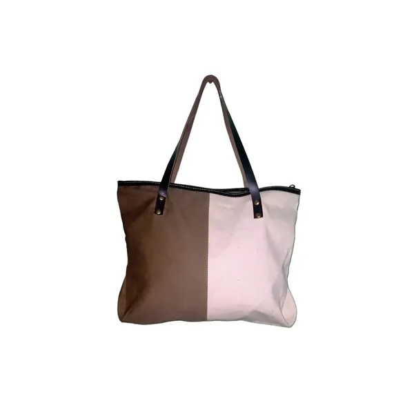 Canvas_Tote_Bag_With_Zip_And_Leather_Handle