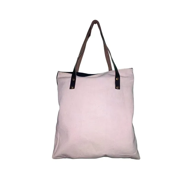 Canvas_Tote_Bag_With_Zip_And_Leather_Handle