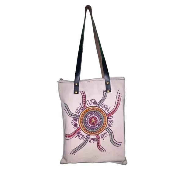 Canvas_Tote_Bag_With_Zip_And_Leather_Handle