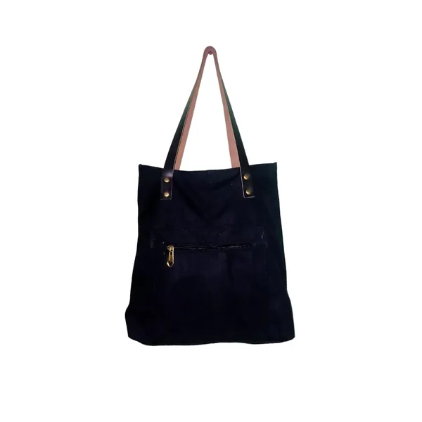 Canvas_Tote_Bag_With_Zip_And_Leather_Handle