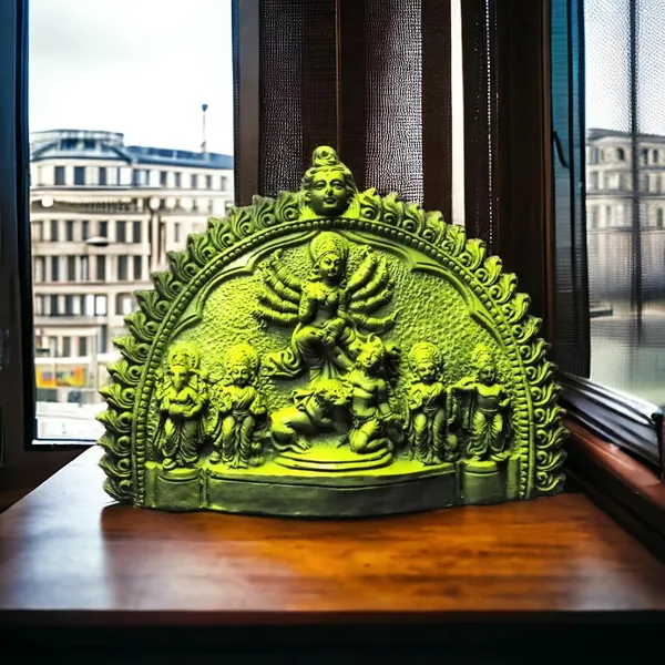 Terracotta_Goddess_Durga_Murti_With_Family