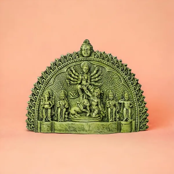Terracotta_Goddess_Durga_Murti_With_Family